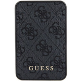 Guess Powerbank 15W GUPB5LP4GEGK 5000mAh sort/sort 4G Læder Metal Logo
