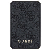 Guess Powerbank 18W GUPB10DP4GEGK 10000mAh sort/sort 4G Læder Metal Logo