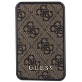 Guess Powerbank 18W GUPB10DP4GEGW 10000mAh brun/brun 4G Læder Metal Logo