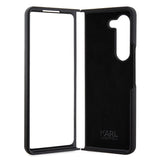 Karl Lagerfeld KLHCZFD5SNIKBCK Z Fold5 hardcase black/black Silicone Ikonik