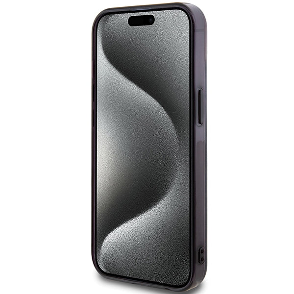Karl Lagerfeld KLM15SHCHNOTK iPhone 15 6.1" gennemsigtige hårdkasse IML Choupette's Head MagSafe