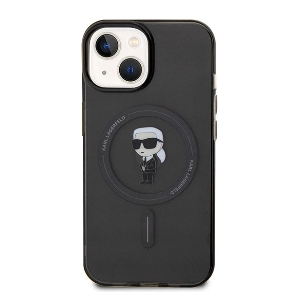 Karl Lagerfeld IML Ikonik MagSafe case for iPhone 15 - black