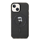Karl Lagerfeld IML Ikonik MagSafe case for iPhone 15 - black