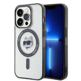 Karl Lagerfeld KLHMP15XHCHNOTK iPhone 15 Pro Max 6.7" gennemsigtige hårdkasse IML Choupette's Head MagSafe