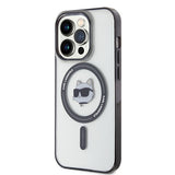 Karl Lagerfeld KLHMP15XHCHNOTK iPhone 15 Pro Max 6.7" gennemsigtige hårdkasse IML Choupette's Head MagSafe