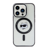 Karl Lagerfeld KLHMP15XHCHNOTK iPhone 15 Pro Max 6.7" gennemsigtige hårdkasse IML Choupette's Head MagSafe