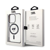 Karl Lagerfeld KLHMP15XHCHNOTK iPhone 15 Pro Max 6.7" gennemsigtige hårdkasse IML Choupette's Head MagSafe