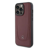 Mercedes MEHCP15LARMRE iPhone 15 Pro 6.1" rød/rød hardcase læder Urban Bengale