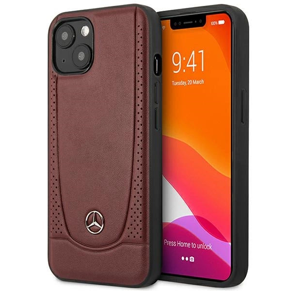 Mercedes MEHCP15SARMRE iPhone 15 6.1" rød/rød hardcase læder Urban Bengale