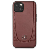 Mercedes MEHCP15SARMRE iPhone 15 6.1" rød/rød hardcase læder Urban Bengale