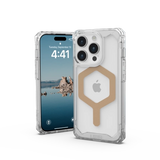 UAG Plyo MagSafe case for iPhone 15 Pro - transparent and gold