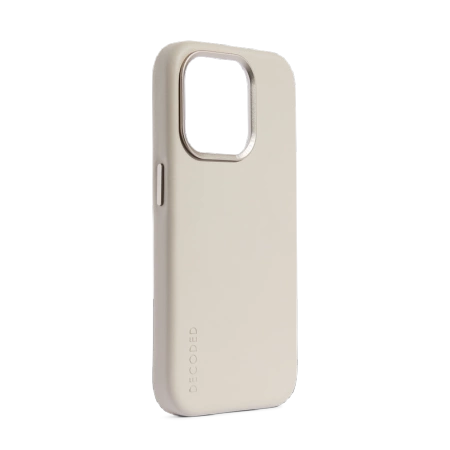 Decoded Leather Case leather with MagSafe for iPhone 15 Pro Max - beige