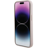 Guess Saffiano MagSafe case for iPhone 15 Plus - pink