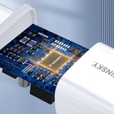 Wozinsky CWCUCW 30W USB-C / 2 x USB-A vægoplader - hvid