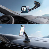 Joyroom JR-ZS356 universel magnetisk bilholder til telefon på cockpittet/vinduet - sort