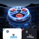 Joyroom JR-ZS356 universel magnetisk bilholder til telefon på cockpittet/vinduet - sort