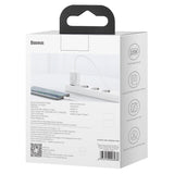 Baseus Sius USB-C 25W 3A hurtigoplader med USB-C / USB-C 1m kabel - hvid