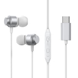 Joyroom JR-EC06 USB-C in-ear hovedtelefoner - sølv