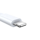 Joyroom S-IW008 3-i-1-kabel magnetisk oplader USB-A - Lightning / USB-C 1,2 m - hvid