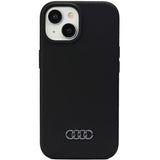 Audi Silicone Case til iPhone 15 Plus - sort