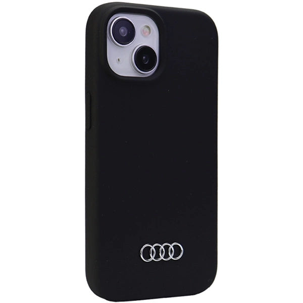 Audi Silicone Case til iPhone 15 Plus - sort