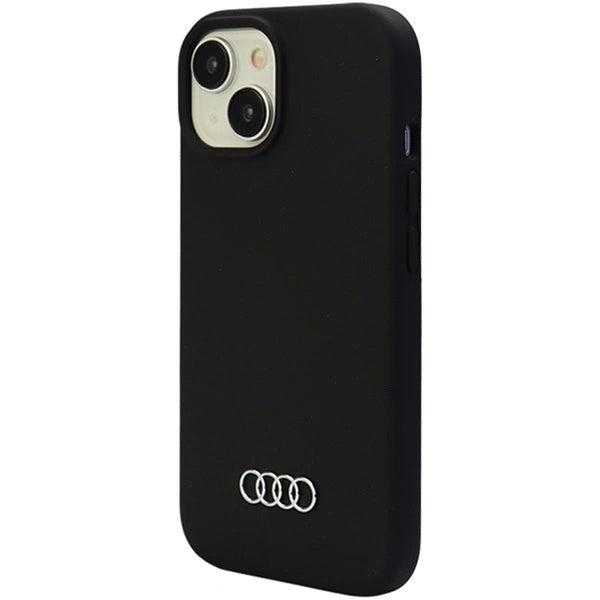 Audi Silicone Case til iPhone 15 Plus - sort