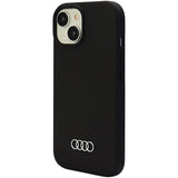 Audi Silicone Case til iPhone 15 Plus - sort