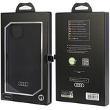 Audi Silicone Case til iPhone 15 Plus - sort
