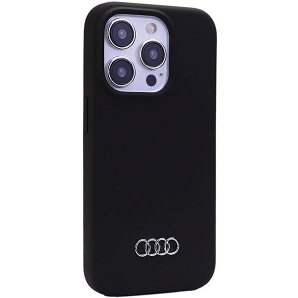 Audi Silicone Case for iPhone 15 Pro Max - black