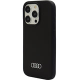 Audi Silicone Case for iPhone 15 Pro Max - black