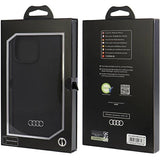 Audi Silicone Case for iPhone 15 Pro Max - black