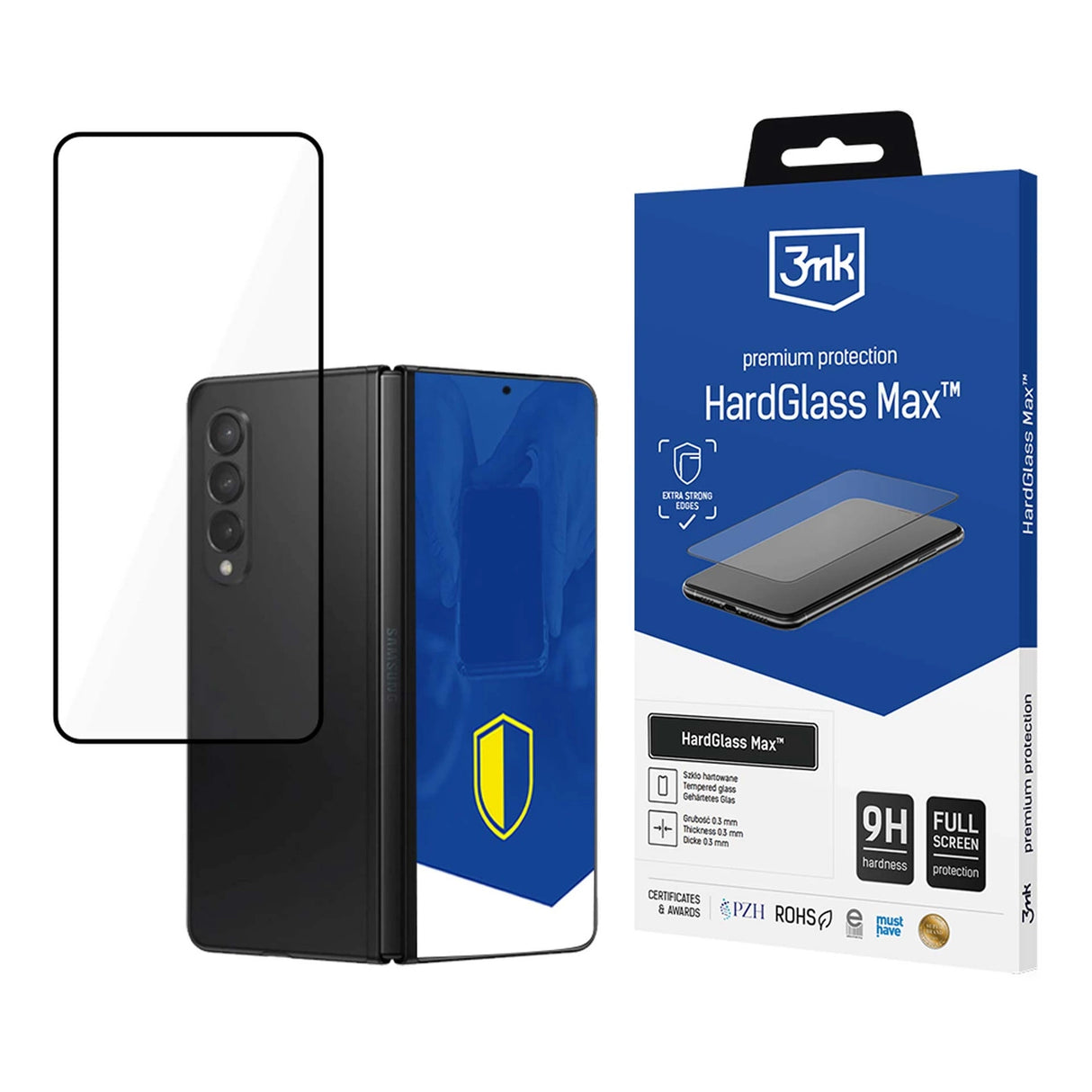 Samsung Galaxy Z Fold 5 (Front) - 3mk HardGlass MaxTM