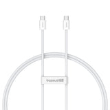 Baseus Superior Series ll USB-C - USB-C 30W 480Mb/s cable 1m - white