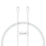 Baseus Superior Series ll USB-C - USB-C 30W 480Mb/s kabel 1m - hvid