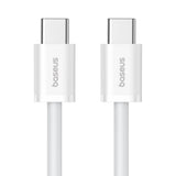 Baseus Superior Series ll USB-C - USB-C 30W 480Mb/s kabel 1m - hvid