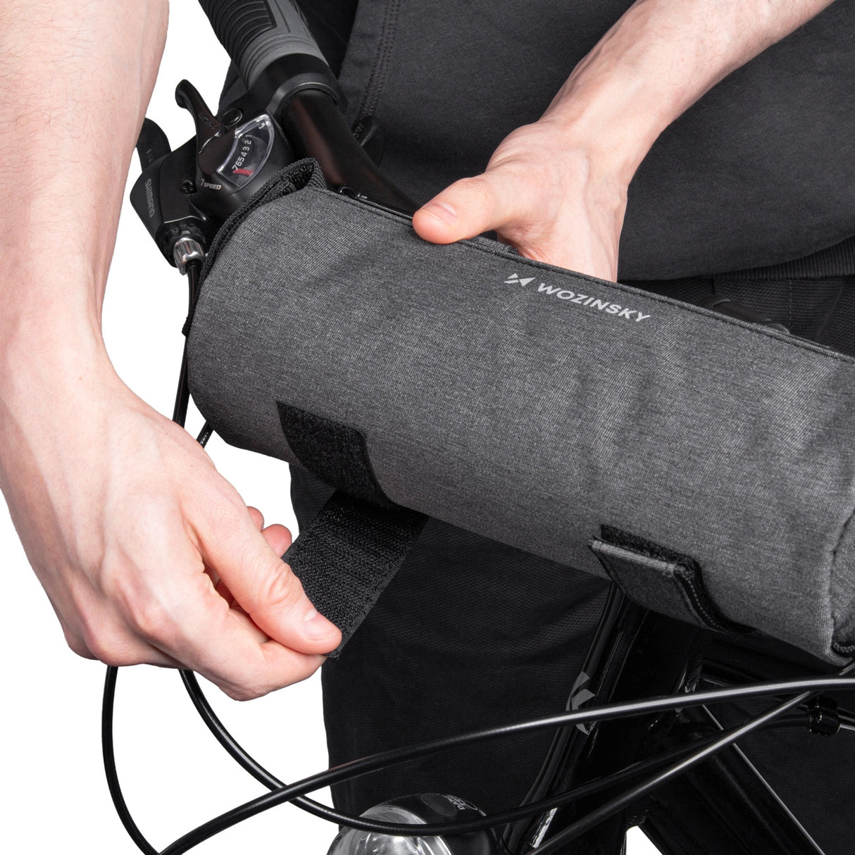 Wozinsky WBB37GRB cykeltaske med varmeisolering - grå
