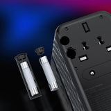 Choetech PD6028 EU / US / AUS / UK rejseadapter 2x USB-C 2x USB-A 100W - sort