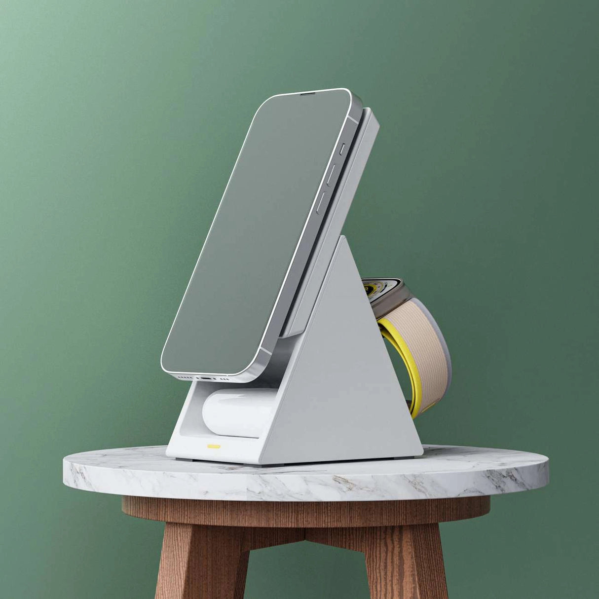 Choetech T600 15W 3in1 Induktiv opladningsstation - hvid