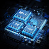 Choetech TC0024 biloplader 160W 2x USB-C PD 3.1 1x USB-A - sort