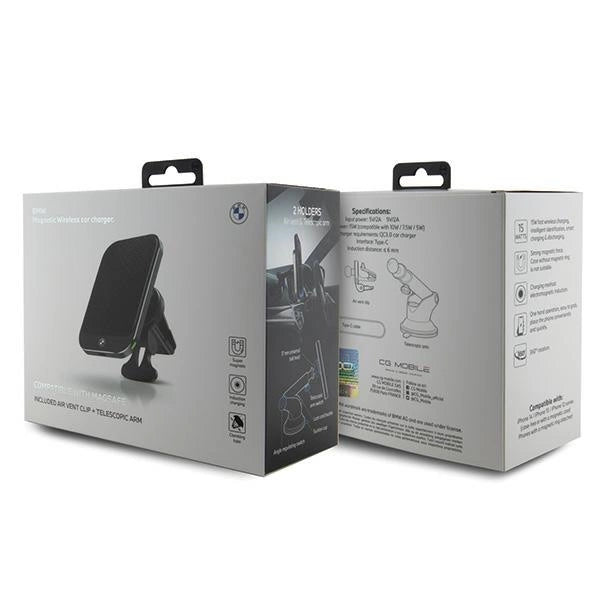 BMW BMMWCCDTPK 15W induktionsholder til glas/grille sort/sort MagSafe Signature Edition