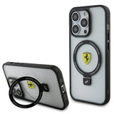Ferrari FEHMP15LUSCAH iPhone 15 Pro 6.1" gennemsigtige hardcase Ring Stand 2023 Collection MagSafe