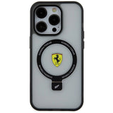 Ferrari FEHMP15LUSCAH iPhone 15 Pro 6.1" gennemsigtige hardcase Ring Stand 2023 Collection MagSafe