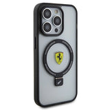 Ferrari FEHMP15LUSCAH iPhone 15 Pro 6.1" gennemsigtige hardcase Ring Stand 2023 Collection MagSafe