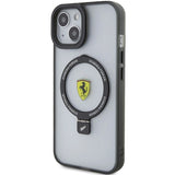 Ferrari FEHMP15SUSCAK iPhone 15 6.1" black/black hardcase Ring Stand 2023 Collection MagSafe