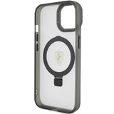 Ferrari FEHMP15SUSCAK iPhone 15 6.1" black/black hardcase Ring Stand 2023 Collection MagSafe