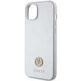 Guess GUHCP15MPS4DGPS iPhone 15 Plus 6.7" silver/silver hardcase Strass Metal Logo
