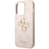 Guess GUHCP15X4GMGPI iPhone 15 Pro Max 6.7" pink/pink hardcase 4G Big Metal Logo