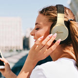 Guess Bluetooth på-øret hovedtelefoner GUBH604GEMK sort/sort 4G Script