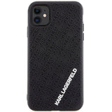 Karl Lagerfeld KLHCN613DMKRLK iPhone 11 / Xr 6.1" black/black hardcase 3D Rubber Multi Logo
