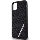 Karl Lagerfeld KLHCN613DMKRLK iPhone 11 / Xr 6.1" black/black hardcase 3D Rubber Multi Logo